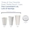 Perfect Touch Perfectouch 12 oz. Insulated Paper Hot Cup Simply White, PK1000 5342W - alternate 4